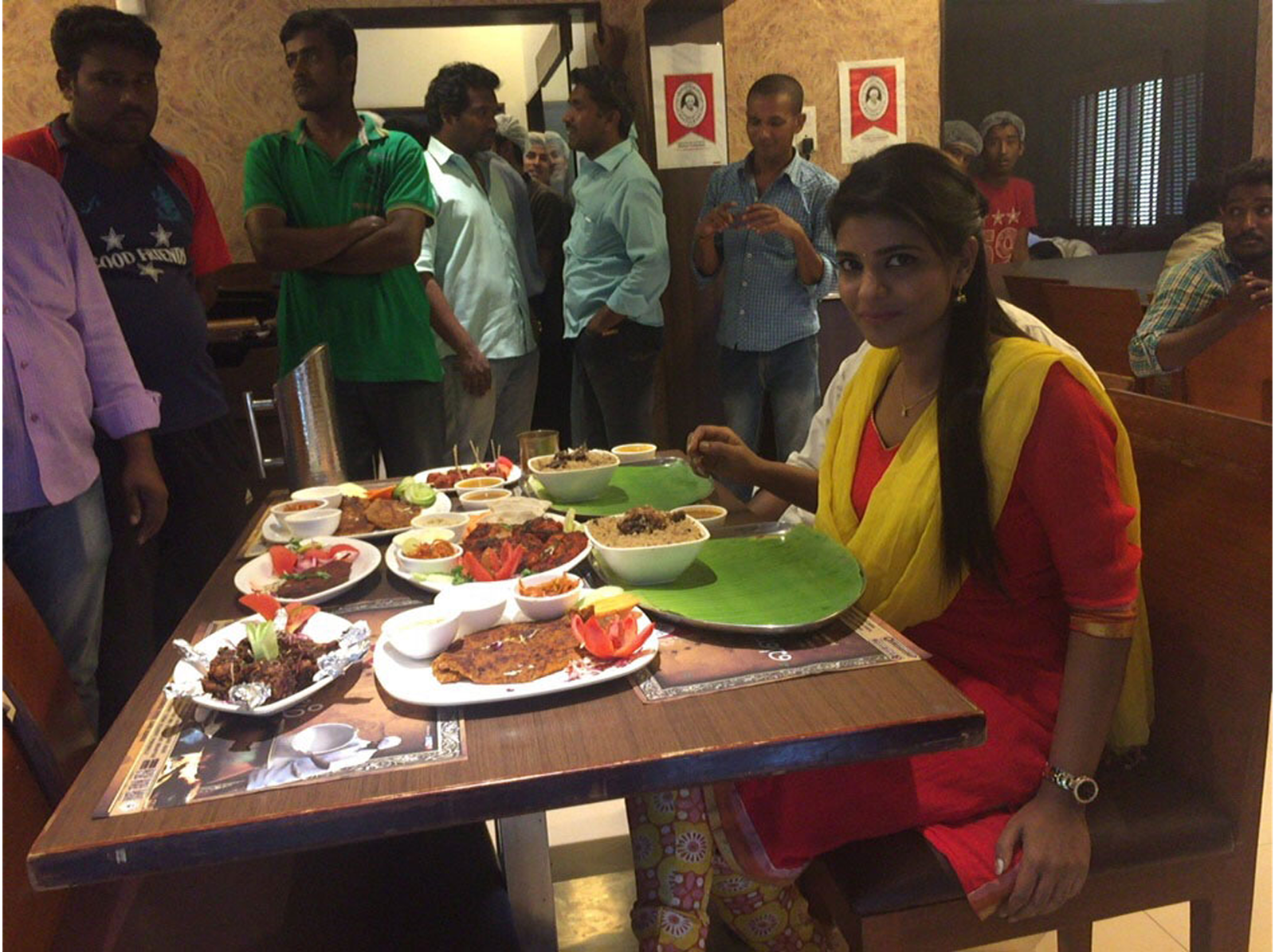 Celebrity visit to Thalappakatti